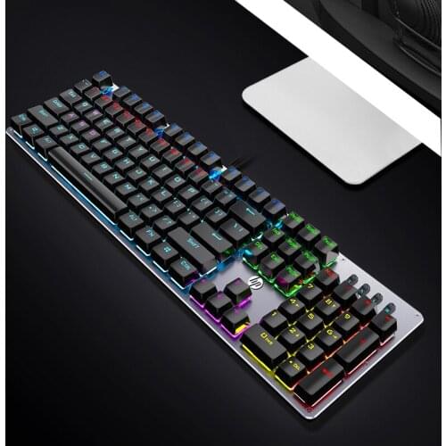 Mechanical Gaming Keyboard Green Black Tea Red Axis For Desktop Laptop Computer Wired External Gaming Dedicated Lol Peripherals