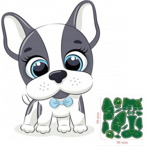 Metal Cutting Dies Animal dog DIY Scrapbooking Paper Cards Decorative Craft Embossing