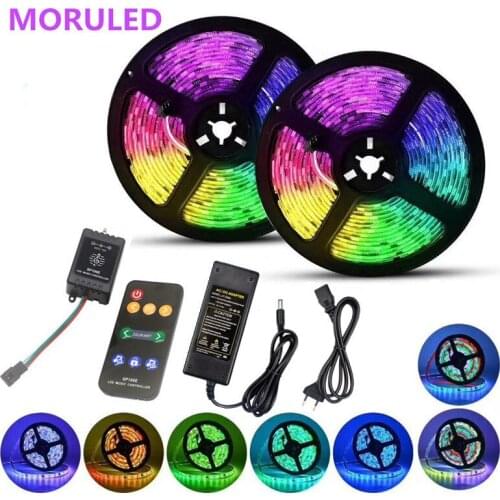 Music LED Strip set Dream color WS2811 Pixel LED Strip 5050 RGB Flexible Addressable Digital LED tape SP106E Music Controller