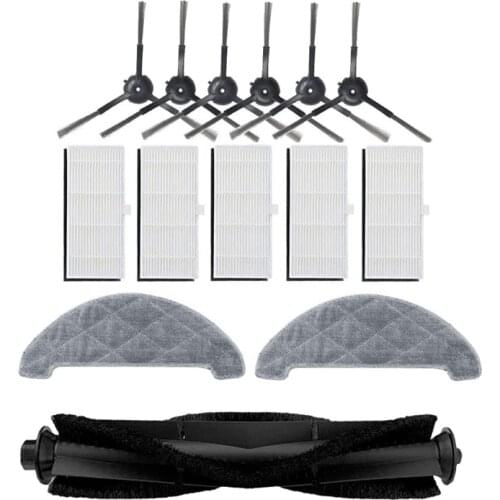 Side Brush Filter Main Brush Mop Cloths for Xiaomi Viomi S9 Robot Vacuum Cleaner Replaceable Accessories