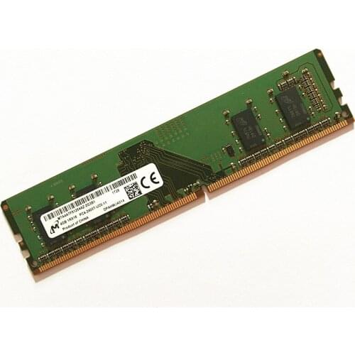 Micron DDR4 RAMs 4GB 2400MHz Desktop Memory DDR4 4GB 1RX16 PC4-2400T-UC0-11 DDR4 2400 4GB RAMs Memoria