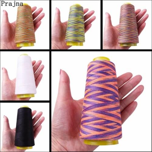 Prajna 2PCS 6 Colors Polyester Sewing Thread for Quilting Stitching Thread Sewing Machine Spools Thread Hand Sewing Accessories