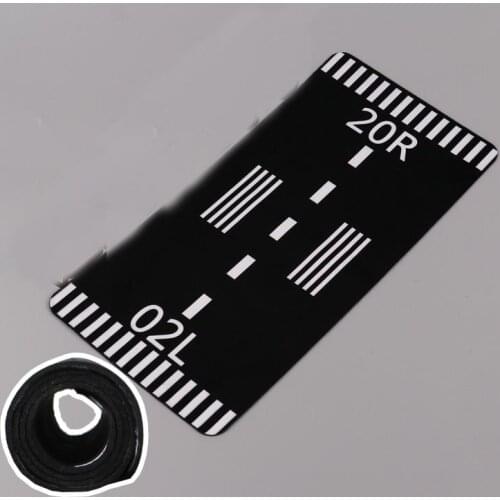 Parked Airport Model Mat 20*40cm Airstrip Black 2-seat Static Display Diy Scene with Adult Collection Mouse Pad Aviation Model