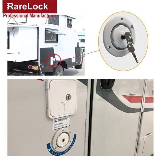 Water Tank Water Port Locks Trailer Refitting Car Accessories Rarelock MA006 E