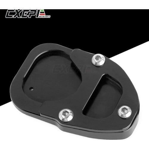 For BMW R Nine T Scrambler Pure Racer Urban 2017 2018 2019 Motorcycle CNC Kickstand Foot Side Stand Extension Pad Support Plate