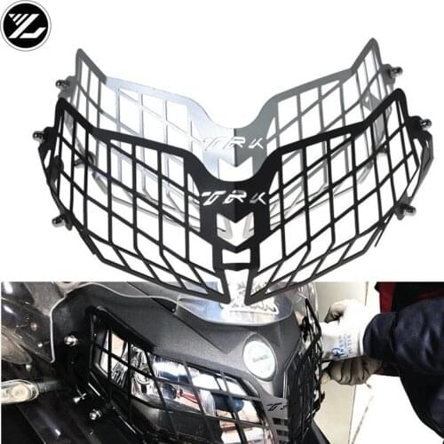 For Benelli TRK502 Headlight Guard Protector Grille Covers for Benelli TRK 502 Moto Parts Motorcycle Accessories