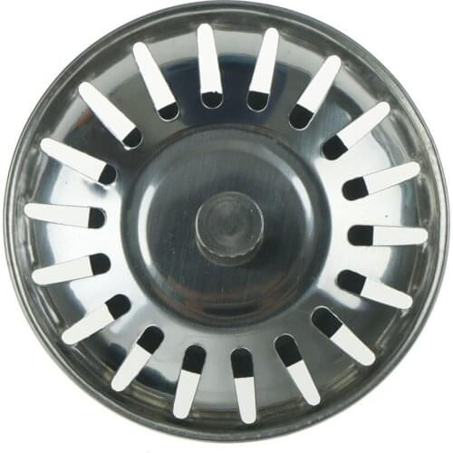 1PCS Stainless Steel Sink Drain Mesh Stopper Basket Strainer Filter Waste Plug