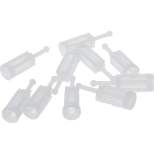 10pcs Plastic Spray Gun Filter Gravity Type Sprayer Pot Diameter 11mm Total Length 38mm Reduce Clogging Adapt to the Majority of