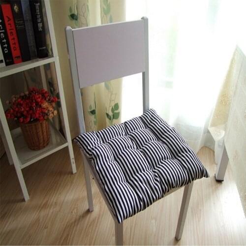 40*40cm Soft Seat Cushion Simple Striped Cushion For Home Office Car Outdoor Chair Desk Pad Mat 3