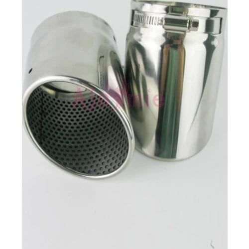 Car Styling #304 Stainless Steel Rear Tail Exhaust Muffler Tip End Pipe Silencer 2016 2017 2018 For Jeep Renegade Accessories