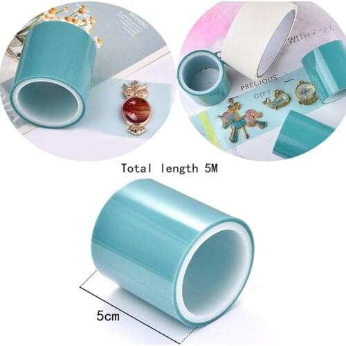 5m/roll Traceless Tape Seamless Paper Tape For DIY Hollow Open Metal Frame Bezel Setting UV Epoxy Resin Molds Jewelry Making