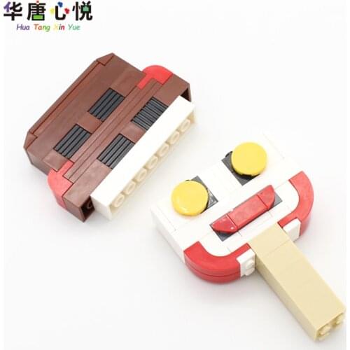 Friends Food Face Ice Cream Cute Dessert Building Blocks Bricks Educational Toys for Children Kids Gifts Friends For Girls