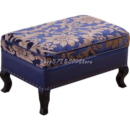 European style sofa stool living room sofa footstool footrest footrest bed end stool hallway try shoe replacement stool househol