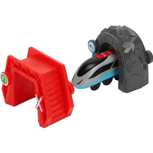 EDWONE-Wireless Induction Sounding Electric Vehicle Train Railway Accessories Educational DIY Original Toy Gifts Kids