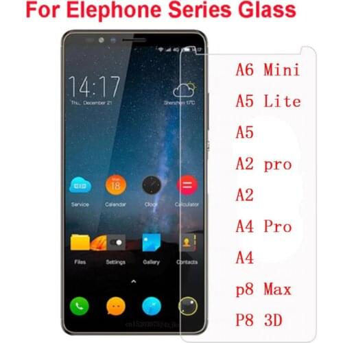Elephone A6 Mini Tempered Glass High Quality Screen Protector Cover Film Protective For Elephone A5 Lite A2 pro A4 p8 Max 3D