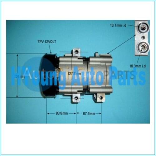 FS10 7pk 127mm A/C Compressor for Ford Transit 2.4 2000-2006 YC1H19D629AA YC1H19D629AB
