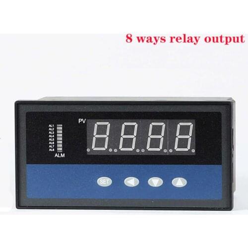 CU50,PT100,K,E,J,T,0-10V,4-20mA sensor input temperature controller with 5 ways alarm output thermostat with multi alarm out