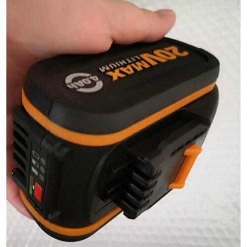 Best 20V Battery 6000mah 4000mah Li-ion for Power Tool Worx 3553, 3567,3563 with LED indicator