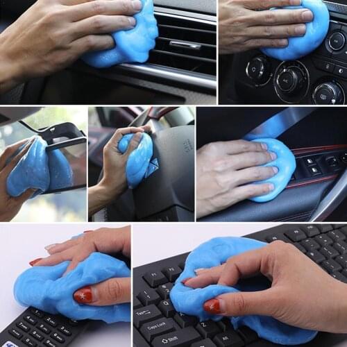NEW Practical Cleaner Groove Dust Cleaning Compound Wiper Laptop Car Slimy Tool For Keyboard Cleaning Random Color Gel U8V6