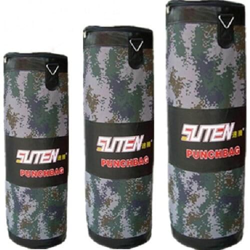 80CM Good Quality Boxing Sandbag Empty Hanging Sandbag Camouflage Punching Bag Body Building Equipment Free Shipping