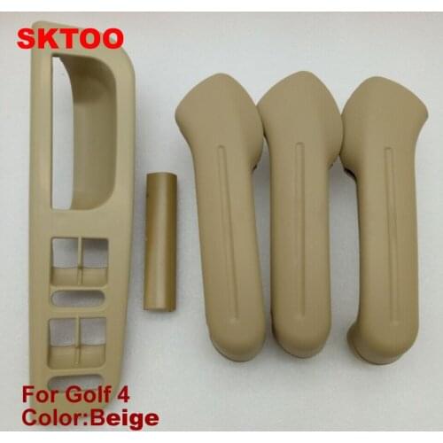 SKTOO 5pcs beige inner door handle free shipping for Volkswagen Jetta Bora Golf 4 door handle inner door handle inner armrest