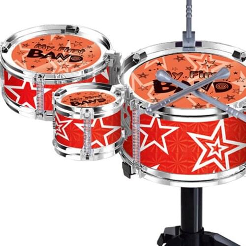 Random Color Cute Mini Jazz Drum Toy Kids Educational Musical Instrument Toy