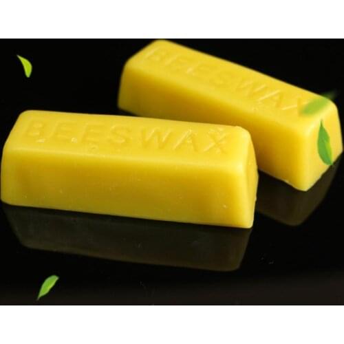 2/1Pcs Beeswax Pure Natural Wood Furniture Floor Polishing Seasoning Beewax Wood Care Wax Leather Maintenance Waxing Home Garget