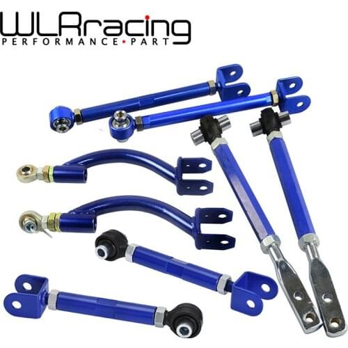 WLR RACING - CHASSIS COMPONENTS FOR 95-98 240SX S14 S15 CAMBER + TRACTION + TENSION + TOE FRONT REAR JDM SUSPENSION kits