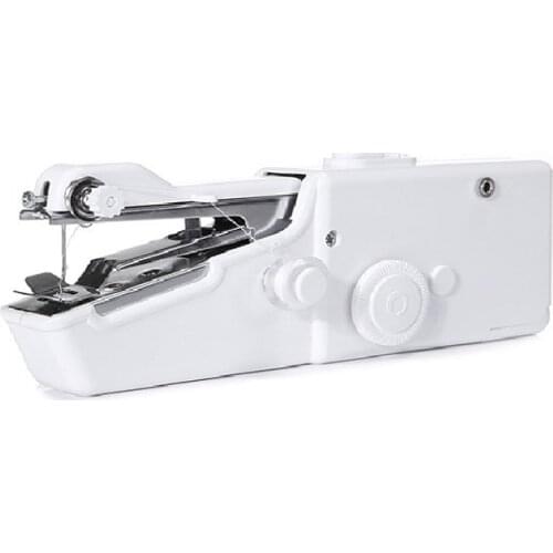 1Pc Portable Mini Manual Sewing Machines Wireless Splicing Garment Fabrics Handheld Stitch Sew Needlework Cloth Machine Tool