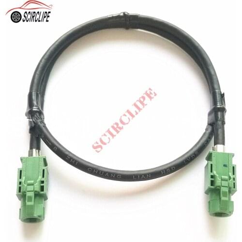10pcs HSD Code E Leaf Green LVDS Car High-speed Transmission FAKRA Video Cable for Benz BMW Audi VW