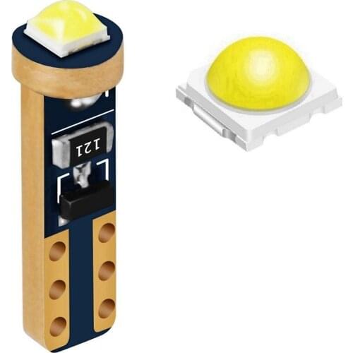 100PCS T5 W3W W1.2W Super Bright LED Bulbs Car Dashboard Warming Indicator Instrument Light Auto Interior Gauge Speedo Dash Lamp