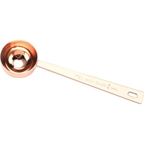 15ml/30ml Long Handle Stainless Steel Milk Coffee Powder Sugar Powder Tea Scoop Measuring Spoon Kitchen Tools Measuring Spoons