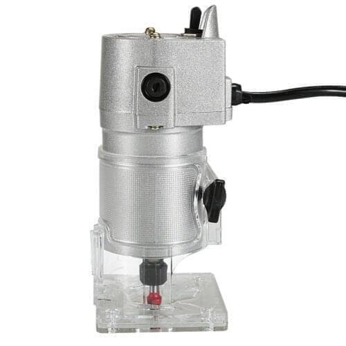 3701 All-Aluminum Trimming Machine 220V 800W Electric Wood Milling Slotting Machine Woodworking Engraving Machine