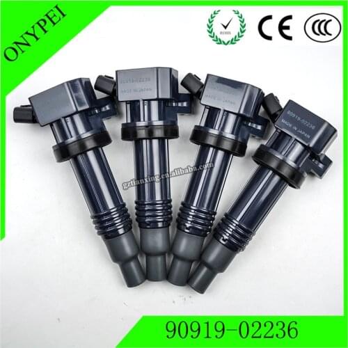 4pcs /lots 90919-02236 New Ignition Coil 9091902236 For Toyota Altezza Gita SXE10 3SGE 90919 02236