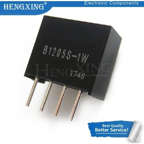 5cps/lot B1205S-1W module B1205S-1WR2 B1205S-1W B1205S SIP-4 DC-DC 12V 5V In Stock