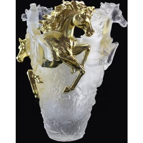 Home decorative glass vase wholesale gift handmade custom gift box packaging