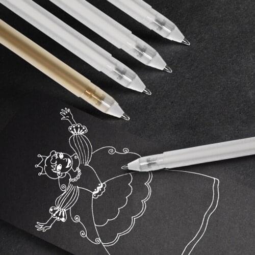 High-Gloss Painting Pen Students Fine Art Painti Pens not Fade Hand-Painted Color Markers to Sign Diy Album School Supplies