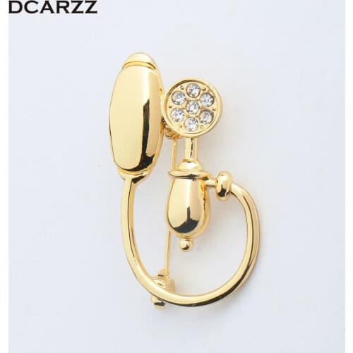 Crystals Blood Pressure Meter Pin Medical Jewelry for Doctor/Nurse/Therapist/Physician Science Jewelry Brooch for Men/Women
