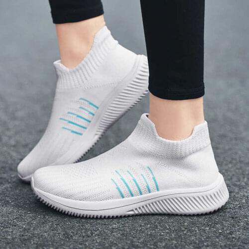 Flat Shoes Fashion Casual Sports Shoes Cover Foot Socks Sports Shoes Womens Shoes 2021 Autumn New Style