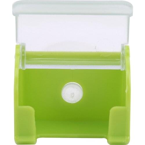 Plastic Razor Holder Box Suction Cup Men Shaver Storage Shelf Dustproof Shaving Wall Mounted Bathroom Set Razor Cap Shaver Rack