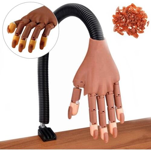 Prosthetic Fake Hands Model For Nail Art Making Exercises Painting Tool Training Manicure For Beginner Practice Equipment