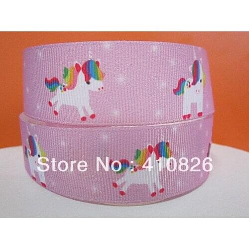 Q&N ribbon wholesale 1"25mm horse on purple printed grosgrain ribbon for hair bow 50yds/roll free shipping