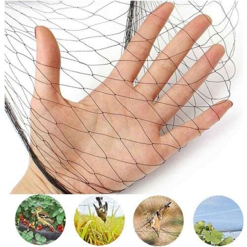 Black Nylon Anti Bird Net Catcher Net Bird Preventing Traps Crops Vegetables Fruit Tree Flower Garden Mesh Protect Pest Control