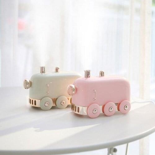 Cute Cartoon Train Household Air Humidifier Spray Portable USB Rechargeable