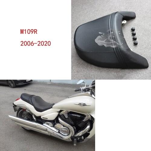 Motorcycle Rear Passenger Cushion Pillion Seat Fit For Boulevard M109R 2006 - 2020 M 109R 2007 2008 2009 2010 11 12 13 14 15 16