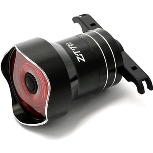 1PCS Smart Bicycle Rear Light Auto Start/Stop Brake Sensing IPx6 Waterproof USB Charge Cycling Tail Taillight Bike LED