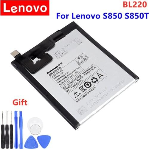 BL220 2150mAh Large Capacity Rechargeable Lithium Polymer CellPhone Battery BL-220 For Lenovo S850 S850T + Free Tools
