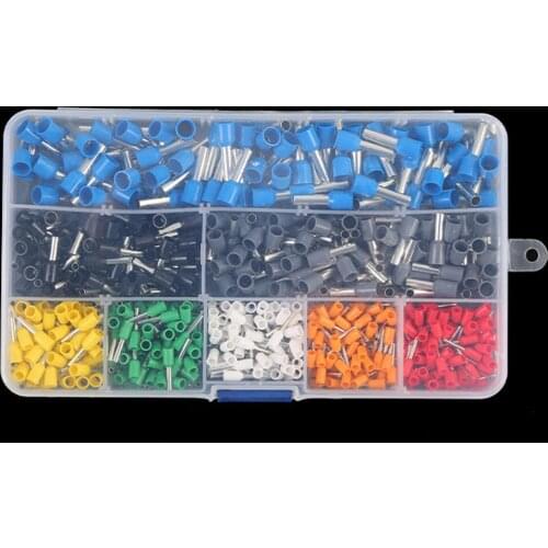 Tool parts crimping pliers tube type needle type terminal crimp self-adjusting tool 800pcs terminals