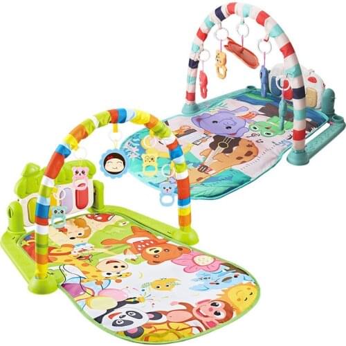 Baby Music Rack Play Mat Kid Rug Puzzle Carpet Piano Keyboard Infant Playmat Early Education Gym Crawling Game Pad Toy Baby Gift
