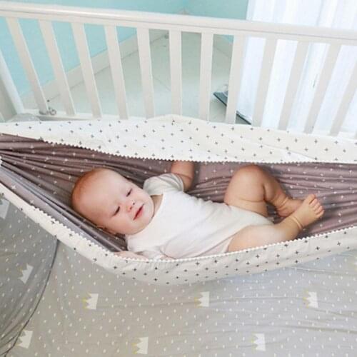Baby Bed Hammock Removable And Portable For Better Sleep Suspension Cotton Material For Better Protection To Baby